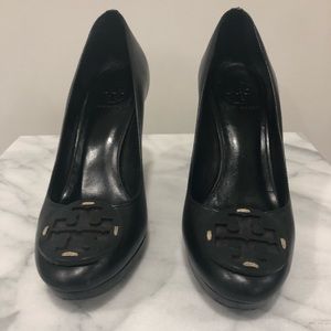 Tory Burch size 9 black heels